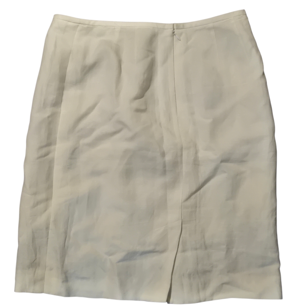 Calvin Klein Elegant White Pencil Skirt - Picture 2 of 4